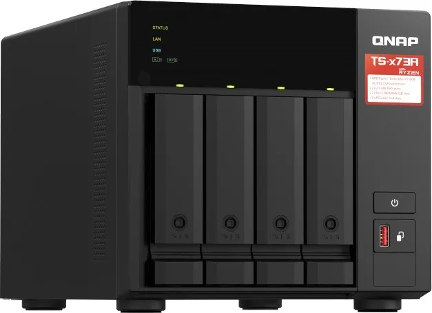 Qnap TS-473A-8G Servidor NAS con AMD Ryzen V1500B y 8GB DDR4