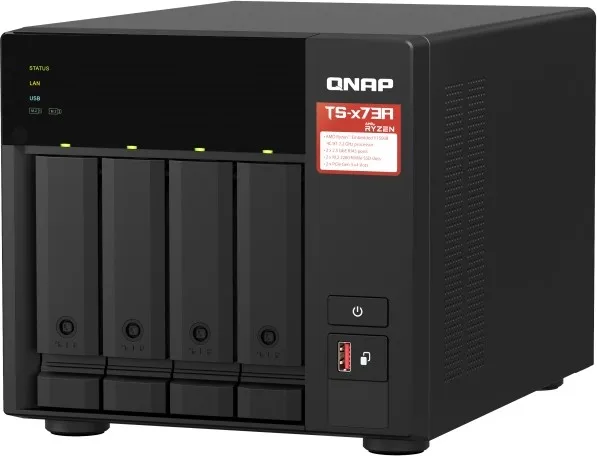 Qnap TS-473A-8G Servidor NAS con AMD Ryzen V1500B y 8GB DDR4