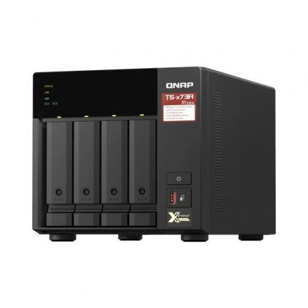 Qnap TS-473A-8G NAS Torre 4 Bahías 3.5"- 2.5" 8GB DDR4