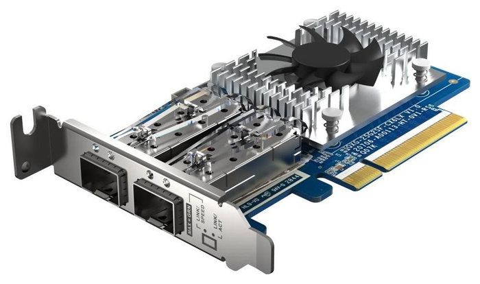 QNAP QXG-25G2SF-CX6 Tarjeta de red con 2 puertos SFP28 de 25GbE PCIe