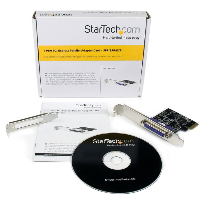 StarTech.com PEX1P2 Tarjeta de expansión PCIe a interfaz paralela de 1 puerto