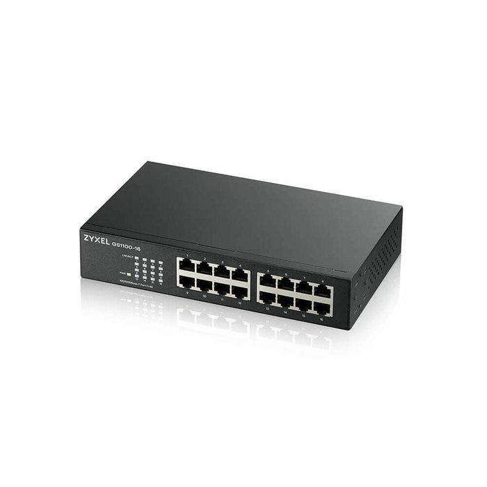 Zyxel GS1100-16 V3 Switch de red de 16 puertos Gigabit Ethernet no administrado Zyxel GS1100-16 V3 Switch de red de 16 puertos Gigabit Ethernet no administrado