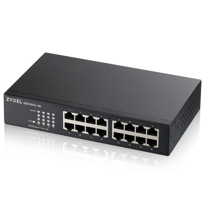 Zyxel GS1100-16 V3 Switch de 16 puertos Gigabit Ethernet no administrado