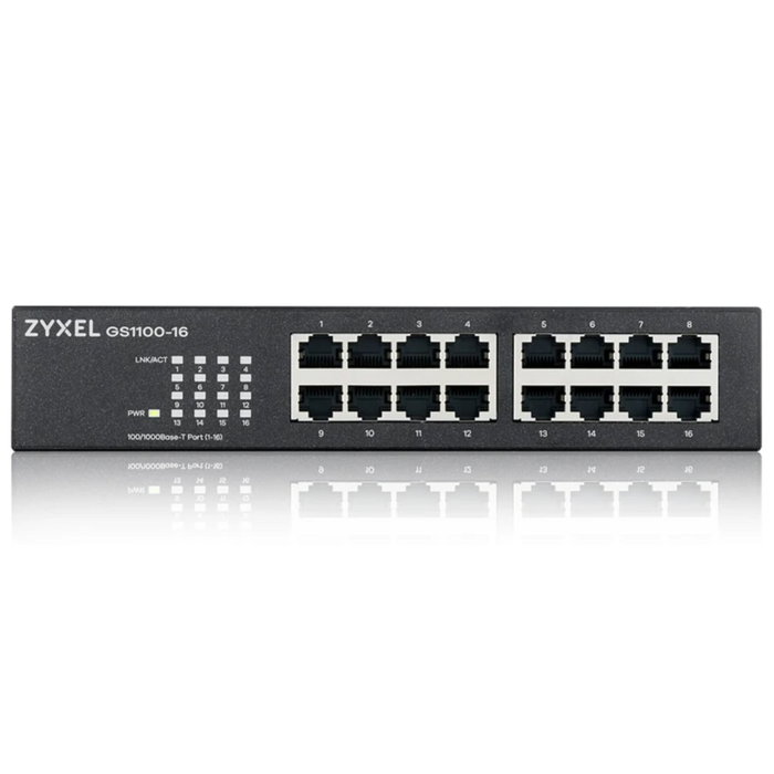 Zyxel GS1100-16 V3 Switch de 16 puertos Gigabit Ethernet no administrado