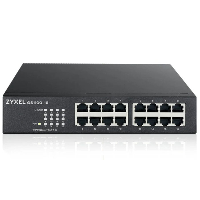 Zyxel GS1100-16 V3 Switch de 16 puertos Gigabit Ethernet no administrado