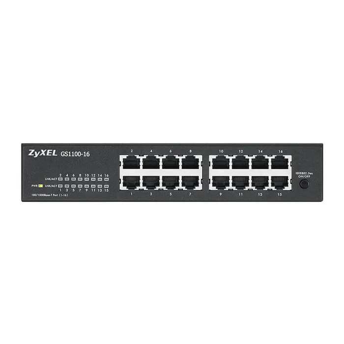 Zyxel GS1100-16 V3 Switch de 16 puertos Gigabit Ethernet no administrado