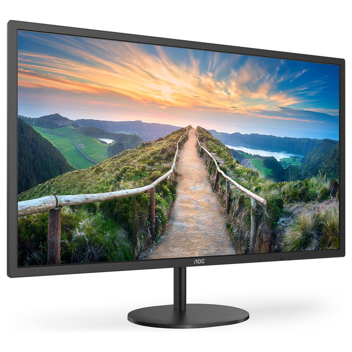 AOC Q32V4 Monitor Gaming de 32 Pulgadas / 80 cm 2K QHD (2560 x 1440) IPS 75Hz 4ms sRGB 102% VESA 100x100 Negro con Altavoces HDMI DisplayPort
