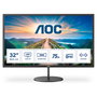 AOC Q32V4 Monitor Gaming de 32 Pulgadas / 80 cm 2K QHD (2560 x 1440) IPS 75Hz 4ms sRGB 102% VESA 100x100 Negro con Altavoces HDMI DisplayPort