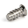 StarTech Paquete de 50 tornillos M5 para ordenador, cabeza plana Phillips, plata