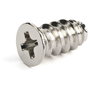 StarTech Paquete de 50 tornillos M5 para ordenador, cabeza plana Phillips, plata