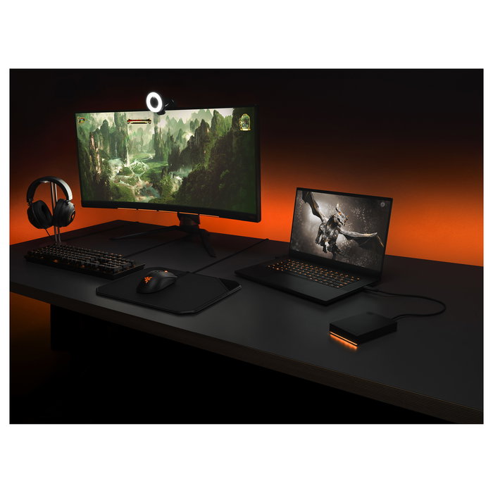 Seagate FireCuda Disco Duro Gaming 2TB USB 3.2 Gen 1 (3.1 Gen 1) Negro