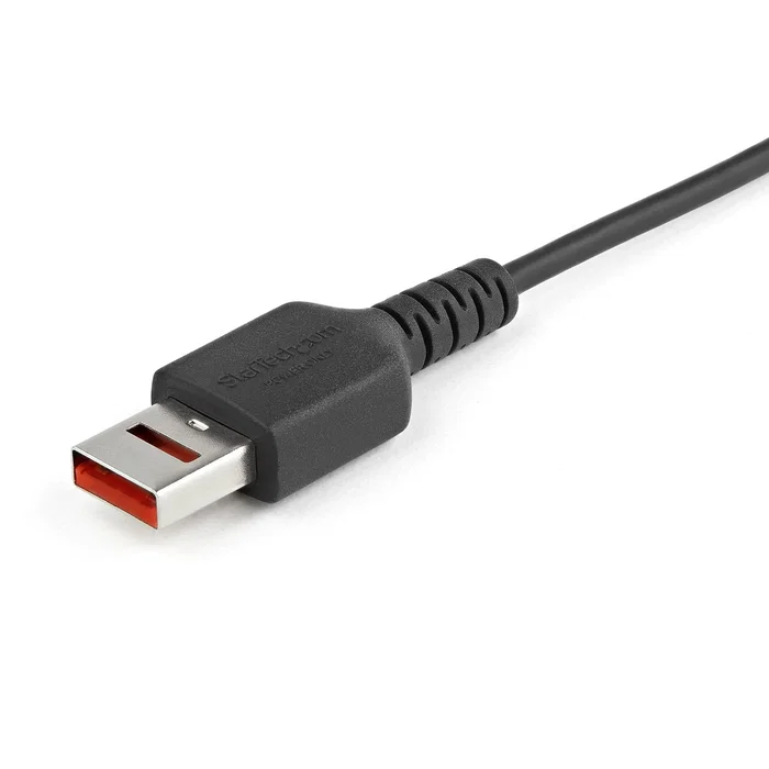 StarTech.com Cable de Carga Segura USB-A a Micro-USB B, 1m, Negro