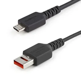 StarTech.com Cable Adaptador Bloqueador de Datos USB a Micro USB de 1m, Negro