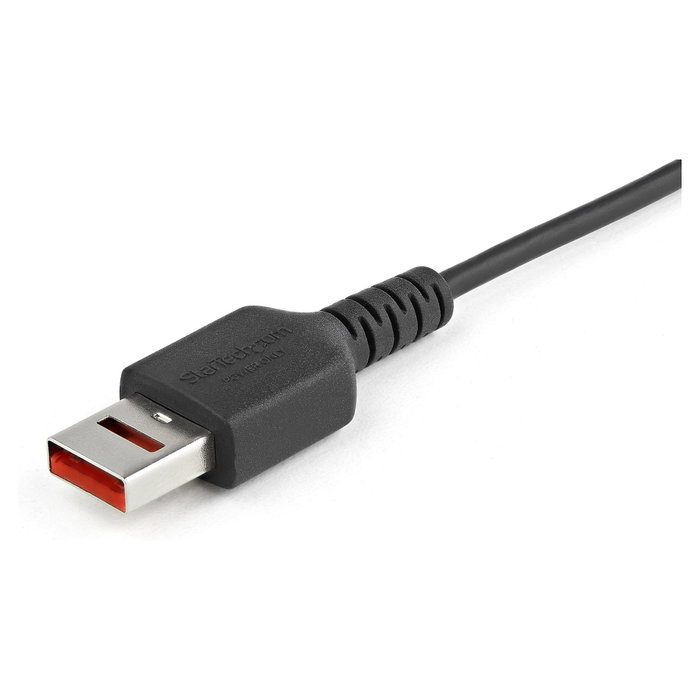 StarTech.com Cable de Carga Segura USB-A a Micro-USB B, 1m, Negro