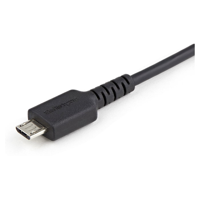 StarTech.com Cable de Carga Segura USB-A a Micro-USB B, 1m, Negro