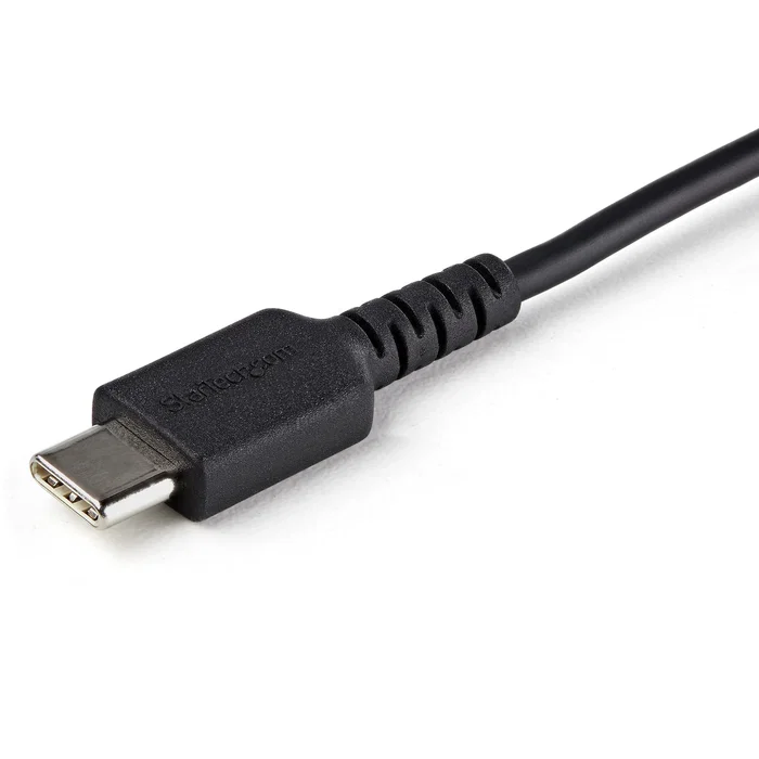 StarTech Cable de Carga Segura USB-A a USB-C USBSCHAC1M - Bloqueador de Datos - Solo Carga 5V/2.4A 12W - Longitud 1m - Negro