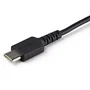 StarTech Cable de Carga Segura USB-A a USB-C USBSCHAC1M - Bloqueador de Datos - Solo Carga 5V/2.4A 12W - Longitud 1m - Negro