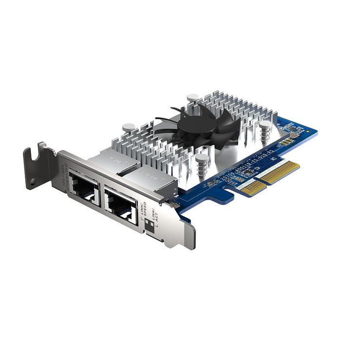 QNAP QXG-10G2T-X710 Adaptador de Red PCIe 3.0 x4 10GbE Interno Alámbrico
