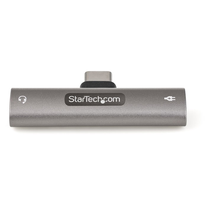 Startech CDP235APDM Adaptador USB-C a Audio 3.5mm con Carga PD 60W - para Laptop, iPad Pro, Galaxy, Pixel - Plata Startech CDP235APDM Adaptador USB-C a Audio 3.5mm con Carga PD 60W - para Laptop, iPad Pro, Galaxy, Pixel - Plata