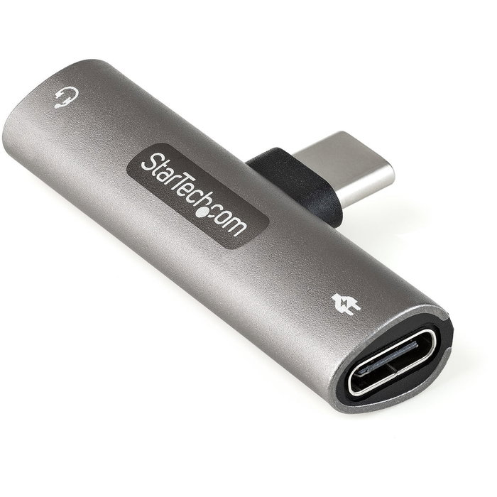 Startech CDP235APDM Adaptador USB-C a Audio 3.5mm con Carga PD 60W - para Laptop, iPad Pro, Galaxy, Pixel - Plata Startech CDP235APDM Adaptador USB-C a Audio 3.5mm con Carga PD 60W - para Laptop, iPad Pro, Galaxy, Pixel - Plata