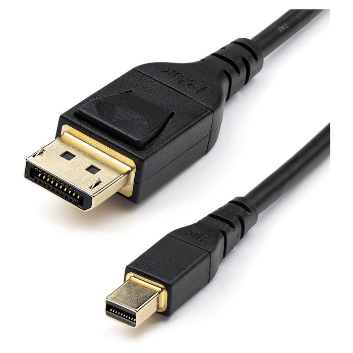StarTech.com Cable Mini DisplayPort a DisplayPort 1.4, 2m, Negro