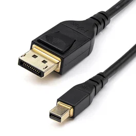 StarTech.com Cable Mini DisplayPort a DisplayPort 1.4, 1m, Negro
