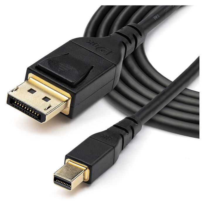 StarTech.com Cable Mini DisplayPort a DisplayPort 1.4, 1m, Negro