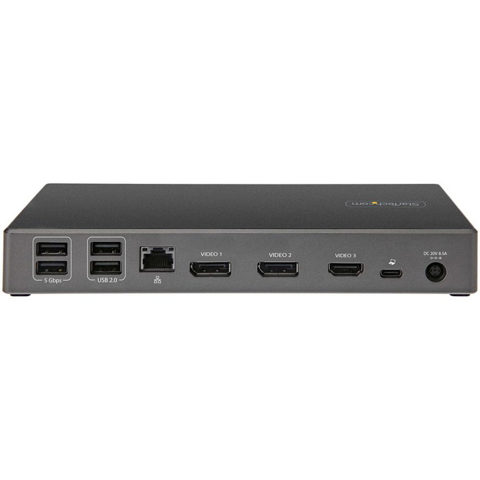 Startech Docking Station 12 En 1 Gris, 100W Power Delivery, Compatible con 3 Monitores, HDMI, DisplayPort, USB-C, Ethernet Startech Docking Station 12 En 1 Gris, 100W Power Delivery, Compatible con 3 Monitores, HDMI, DisplayPort, USB-C, Ethernet