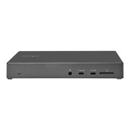 Startech Docking Station 12 en 1 USB-C 100W Triple Monitor - HDMI, DisplayPort, Ethernet, Lector SD, 2x USB-C, 4x USB-A - Para Windows, Chrome OS (Estación de Conexión)
