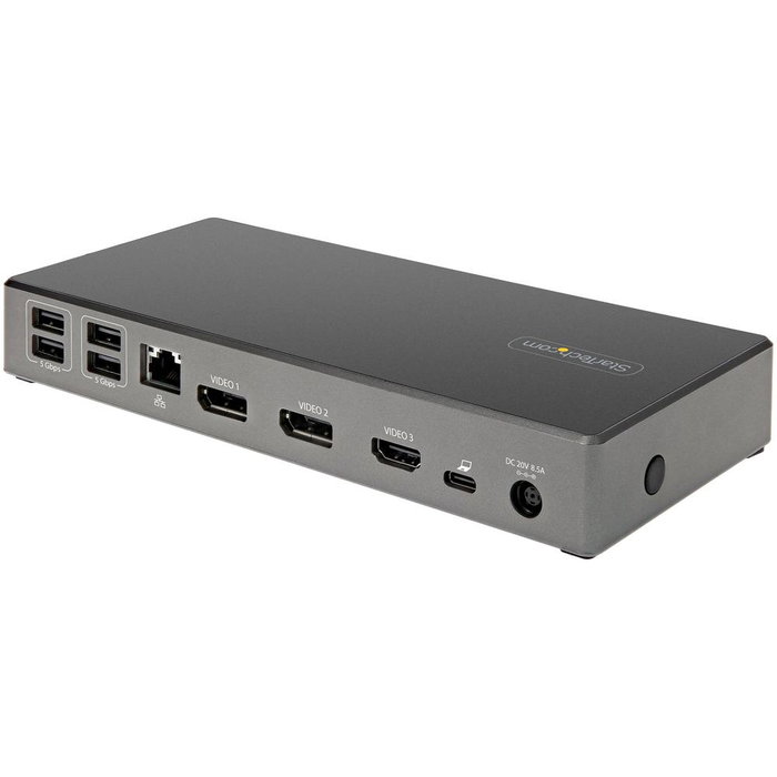 Startech Docking Station 12 En 1 Gris, 100W Power Delivery, Compatible con 3 Monitores, HDMI, DisplayPort, USB-C, Ethernet Startech Docking Station 12 En 1 Gris, 100W Power Delivery, Compatible con 3 Monitores, HDMI, DisplayPort, USB-C, Ethernet