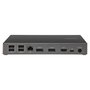 StarTech.com Docking Station USB-C para 3 Monitores 4K con 100W PD, Gris y Negro