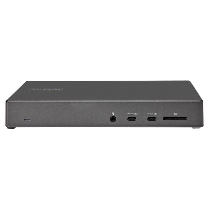 StarTech.com Docking Station USB-C para 3 Monitores 4K con 100W PD, Gris y Negro StarTech.com Docking Station USB-C para 3 Monitores 4K con 100W PD, Gris y Negro