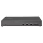 StarTech.com Docking Station USB-C para 3 Monitores 4K con 100W PD, Gris y Negro