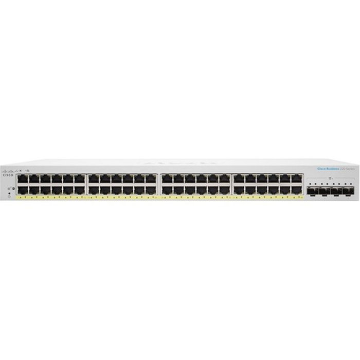 Cisco CBS220-48T-4G Switch Gestionado L2 48 Puertos Gigabit Ethernet 4x1G Montaje Rack 1U Cisco CBS220-48T-4G Switch Gestionado L2 48 Puertos Gigabit Ethernet 4x1G Montaje Rack 1U
