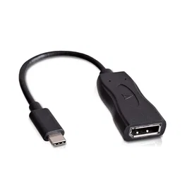 V7 Adaptador USB-C a DisplayPort 1.2 - V7UCDP-BLK-1E - 21.6 Gbps, 4K UHD @ 60 Hz, 3840x2160, Negro