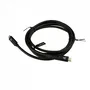 V7 Cable USB-C a USB-C Macho 2m Negro V7UCC-2M-BLK-1E - Para Carga Rápida y Transferencia de Datos