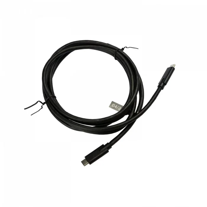V7 Cable USB-C a USB-C Macho 2m Negro V7UCC-2M-BLK-1E - Para Carga Rápida y Transferencia de Datos