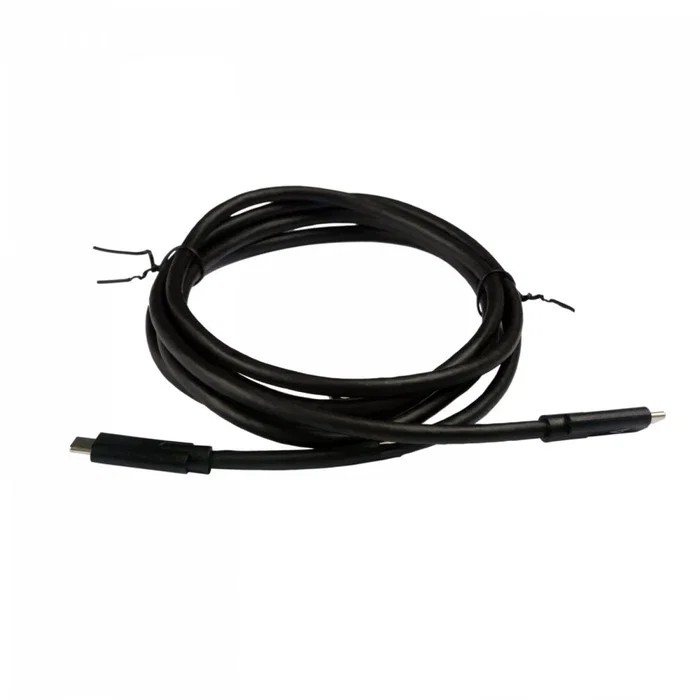 V7 Cable USB-C a USB-C Macho 2m Negro V7UCC-2M-BLK-1E - Para Carga Rápida y Transferencia de Datos