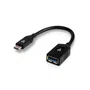 V7 V7U3C-BLK-1E Adaptador/Cable USB-C Macho a USB-A Hembra USB 3.2 Gen 1 (3.1 Gen 1) - 0.1 m - Negro