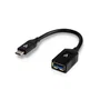 V7 V7U3C-BLK-1E Adaptador/Cable USB-C Macho a USB-A Hembra USB 3.2 Gen 1 (3.1 Gen 1) - 0.1 m - Negro