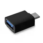 V7 Adaptador USB-C a USB-A 3.0, Negro, Velocidad 5 Gbps, Plug and Play, Ref. V7U3C2A-BLK-1E