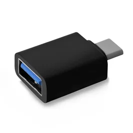 V7 Adaptador USB-C a USB-A 3.0, Negro, Velocidad 5 Gbps, Plug and Play, Ref. V7U3C2A-BLK-1E