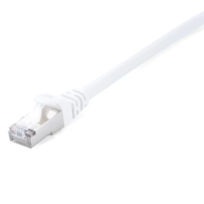 V7 V7CAT6STP-02M-WHT-1E Cable de Red Ethernet CAT6 S/FTP (S-STP) Blindado 2m Blanco con 2 Conectores RJ-45