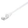 V7 V7CAT6STP-02M-WHT-1E Cable de Red Ethernet CAT6 S/FTP (S-STP) Blindado 2m Blanco con 2 Conectores RJ-45