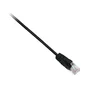 V7 V7CAT6UTP-05M-BLK-1E Cable de Red Ethernet Cat6 UTP 5 m, Negro, Conectores RJ45 Macho Chapados en Oro, 10/100/1000 Mbps, 250 MHz