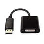 V7 Adaptador Activo de Vídeo CBLDPDVIAA-1E DisplayPort Macho a DVI-I Hembra, Negro, Full HD 1080p hasta 1920x1200
