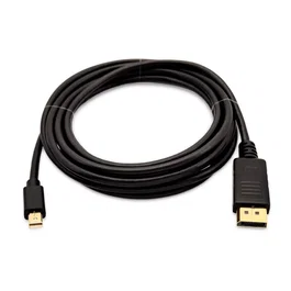 V7 Cable Mini DisplayPort (Macho) a DisplayPort (Macho) 3 m, Negro, V7MDP2DP-03M-BLK-1E