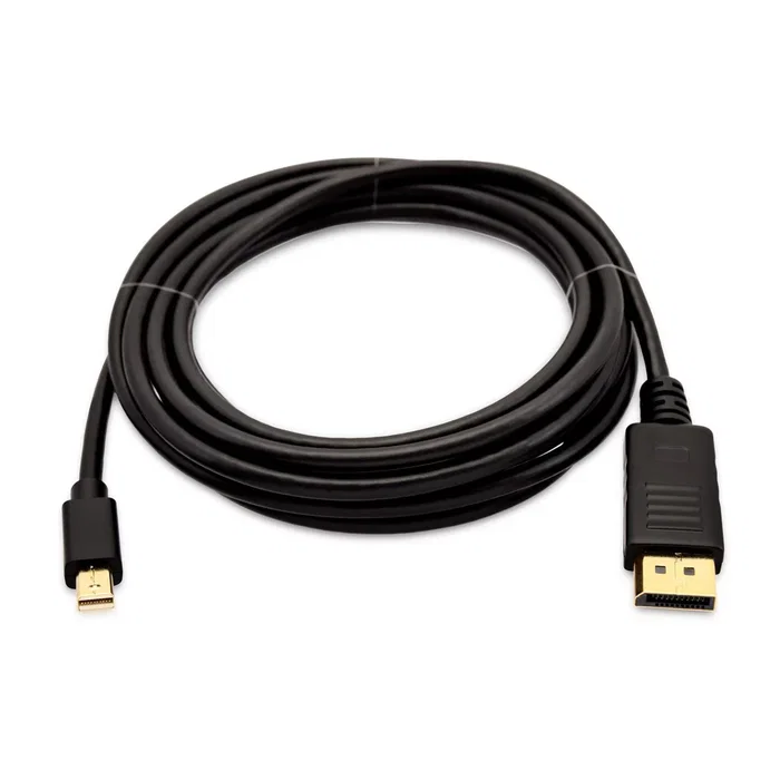 V7 Cable Mini DisplayPort (Macho) a DisplayPort (Macho) 3 m, Negro, V7MDP2DP-03M-BLK-1E