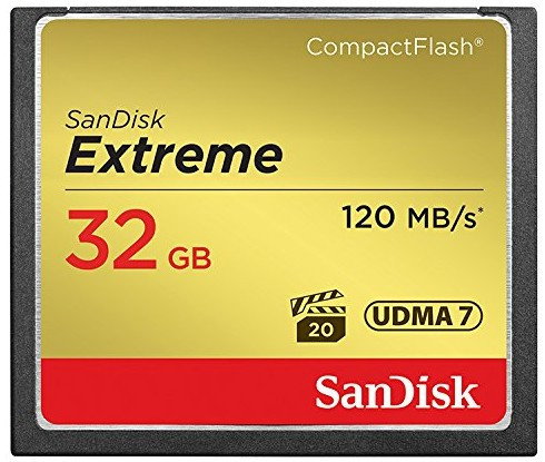 Sandisk Extreme CompactFlash 32 GB Sandisk Extreme CompactFlash 32 GB