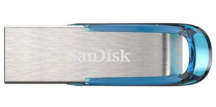 SanDisk Ultra Flair 32 GB USB 3.2 Gen 1 Azul, Plata